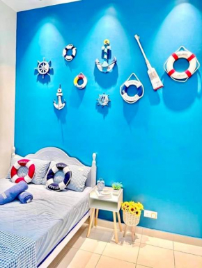 The Blue Memories Homestay near Bagan Lalang Beach